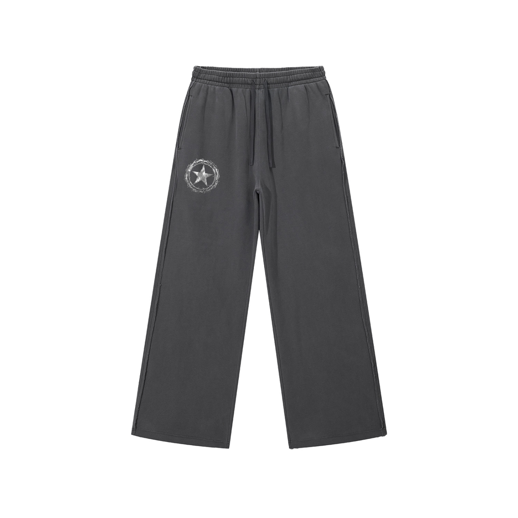 Baggy Divideddenim Sweats (Grey)