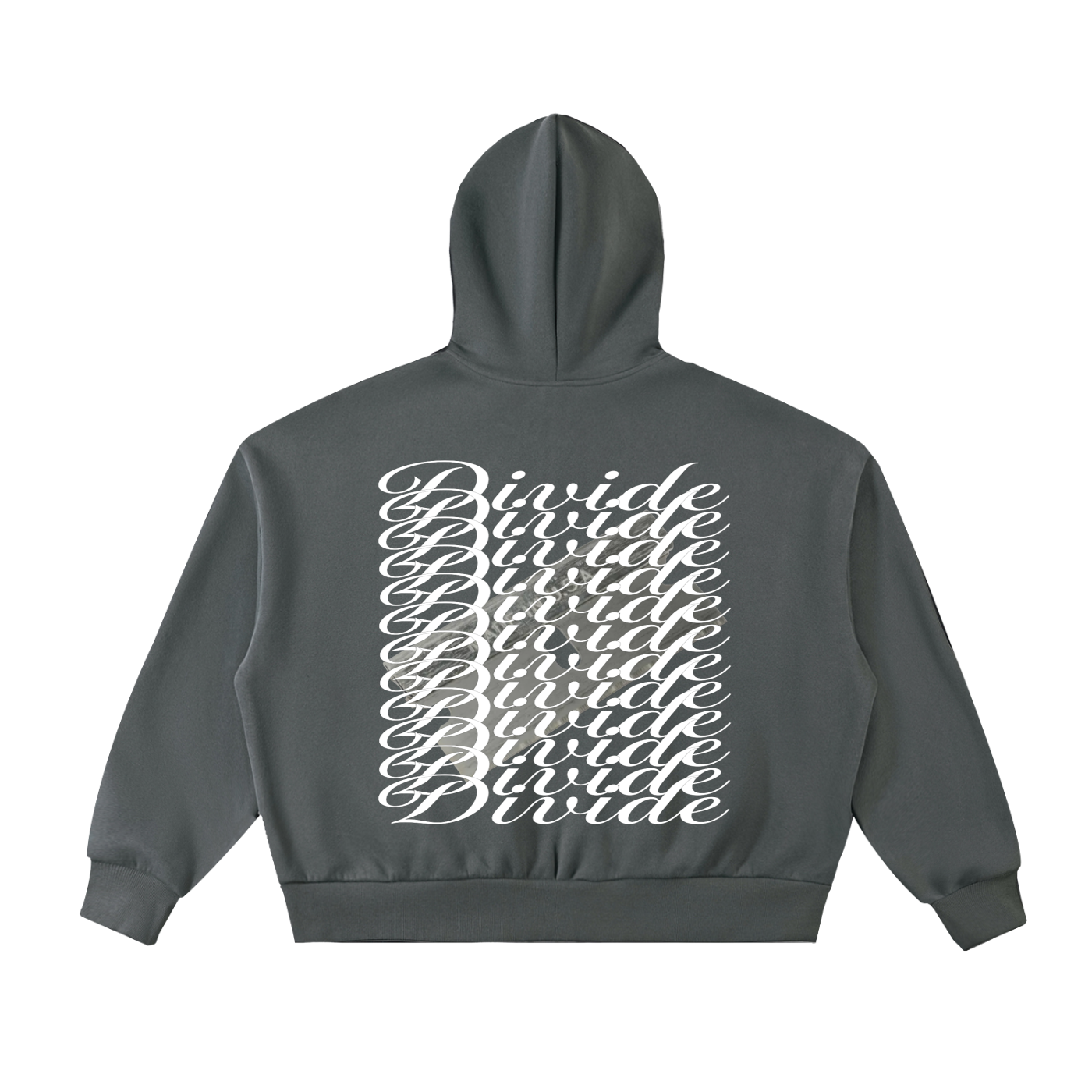 Divide Boxy Zip-Up (Charcoal Grey)