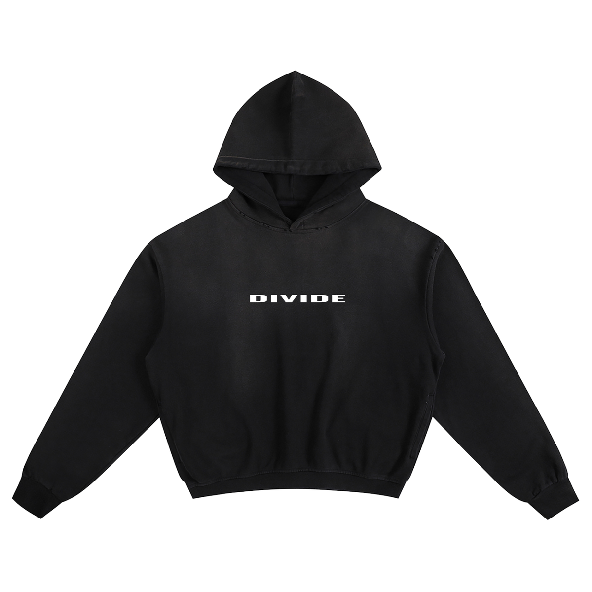 Divide Sunfade Boxy Hoodie (Black)