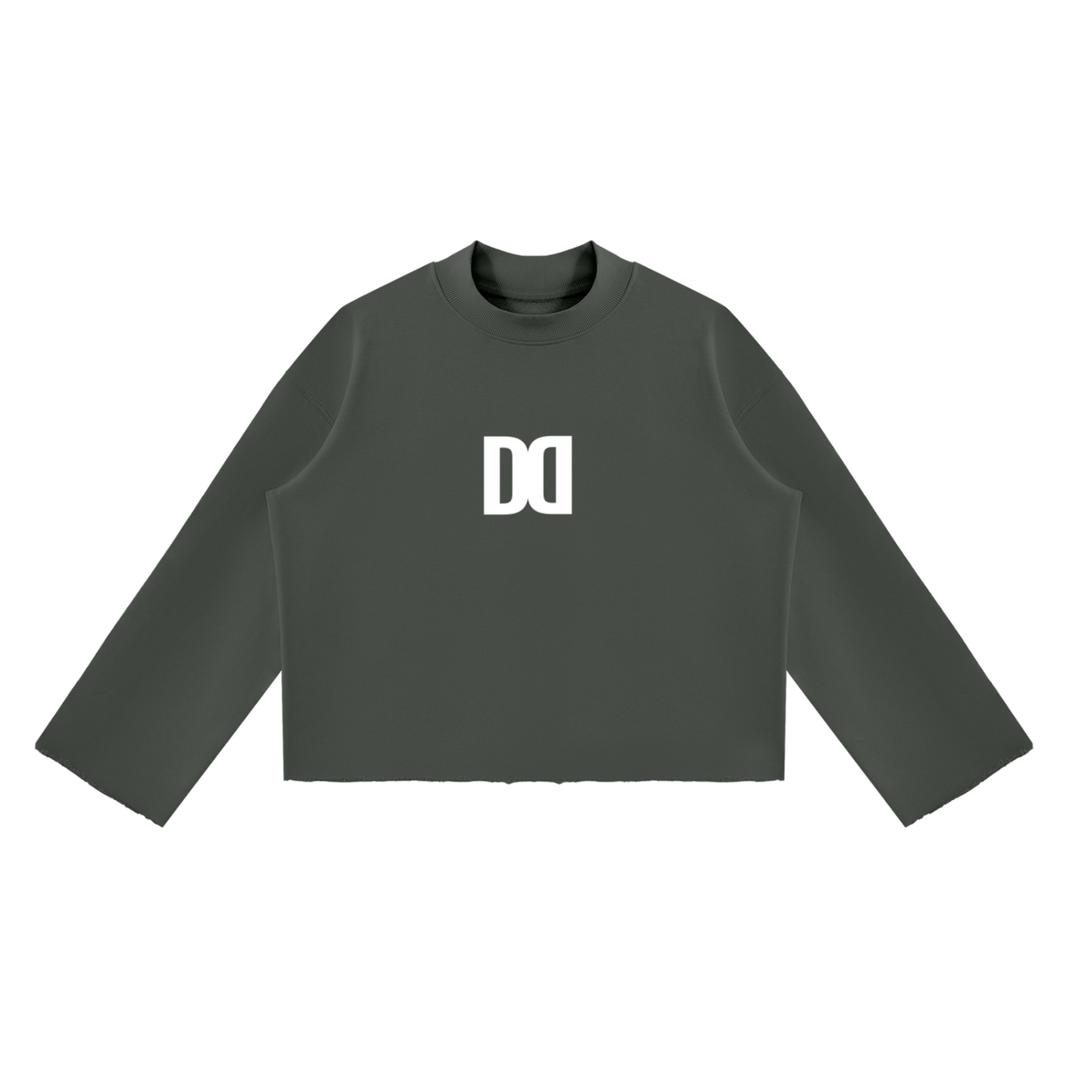 "divide" Long sleeve (Green/Grey)