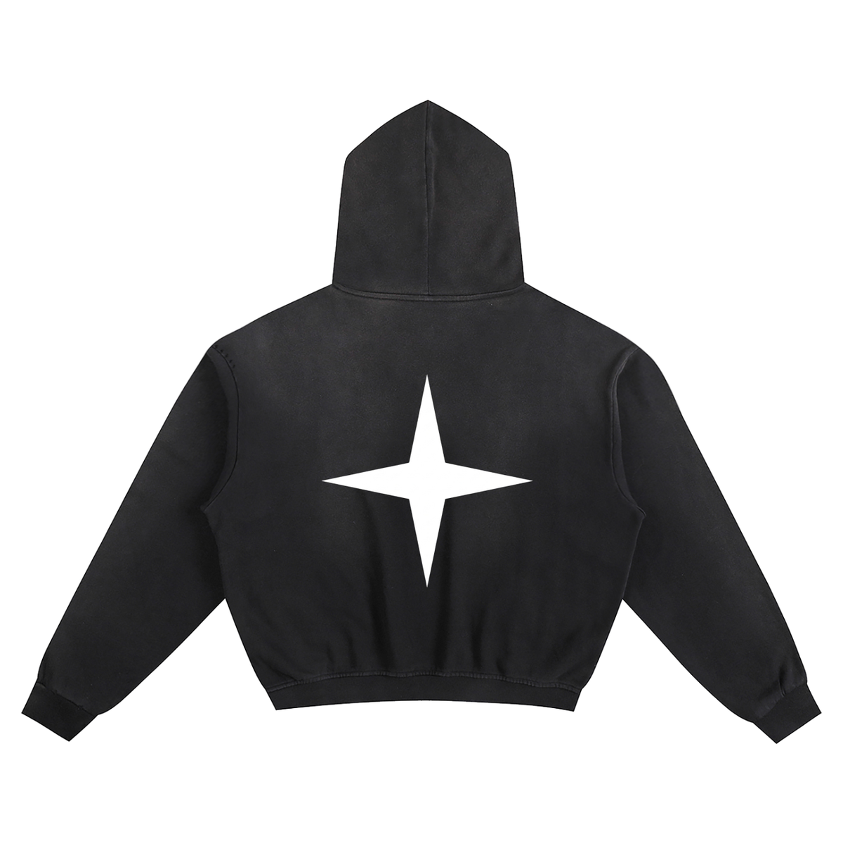 Divide Sunfade Boxy Hoodie (Black)