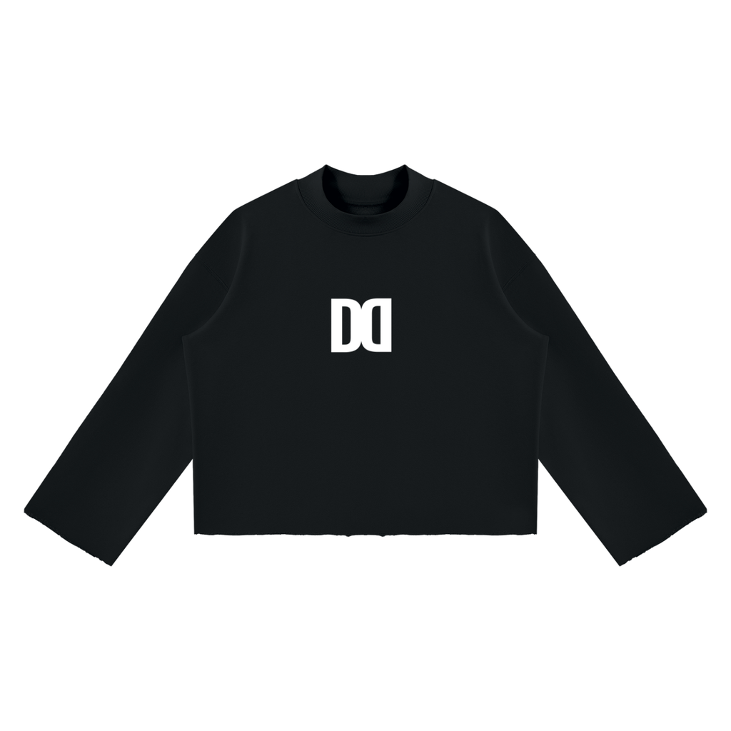 "divide" Long sleeve (black)