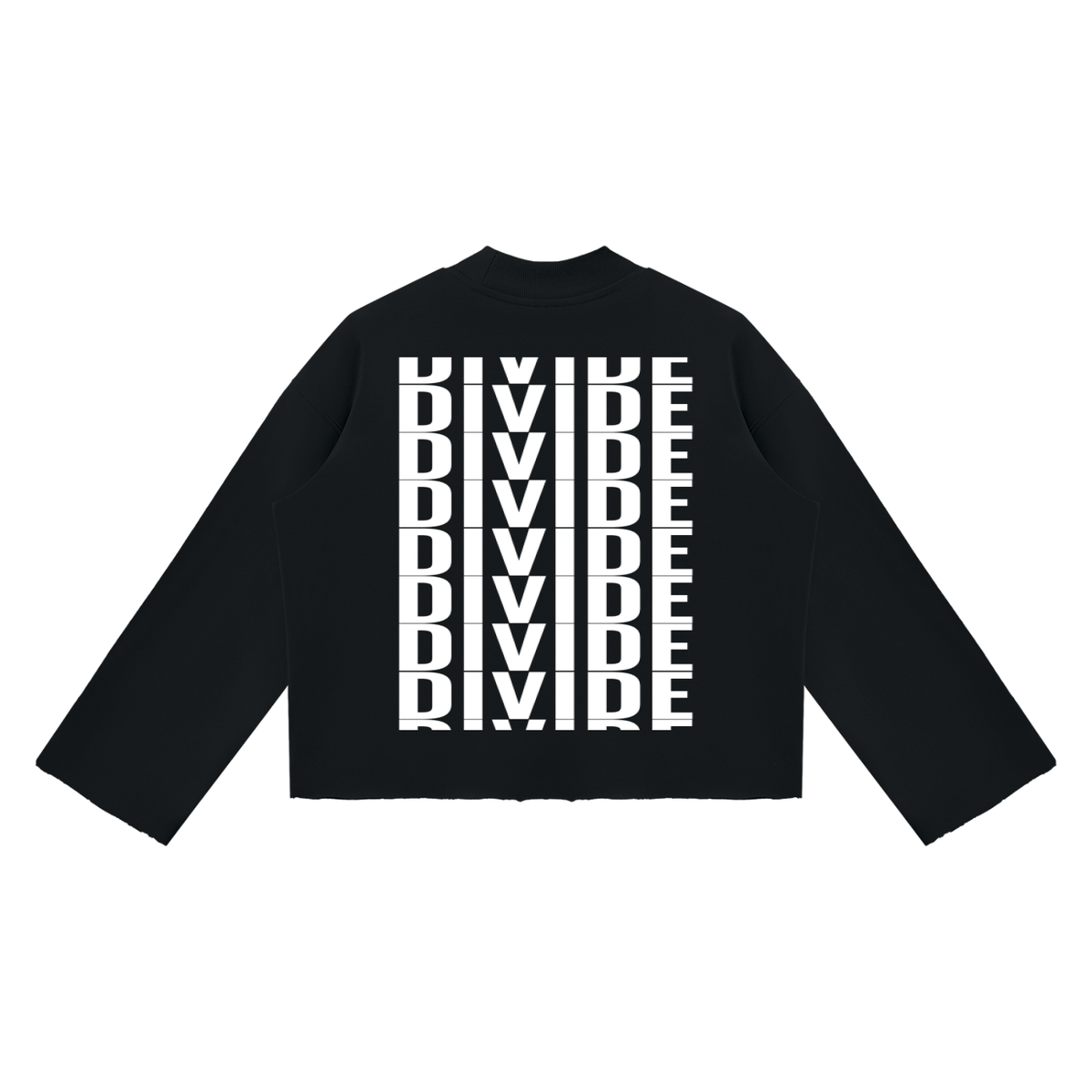 "divide" Long sleeve (black)