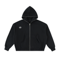 Divide Boxy Zip-Up (Black)